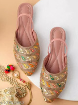 Punjabi women jutis mojaris Indian Free shipping Chappal Sandal Ethnic S... - $569.06 MXN
