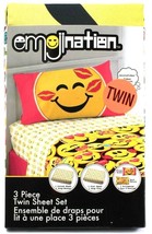 Franco Manufacturing Co Emojination Microfiber Twin Sheet Set 100% Polye... - £27.64 GBP