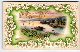 St Patrick&#39;s Day Postcard 1913 Glengarriff Harbour Ireland Irish Winsch ... - $31.50