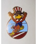 US Olympics Los Angeles Sam Eagle Track Enamel Pin 1 Inch - $6.95