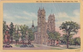 Cathedral of the Madeleine Salt Lake City Utah UT Postcard A29 - £2.23 GBP