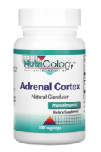 NutriCology Adrenal Cortex Glandular - 100 Veg caps Exp 04/2024 - £13.40 GBP