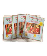4-Vintage 1990s Jumbo Gift Bag With Santa Panda Poinsettia Christmas 28x... - $27.22 CAD