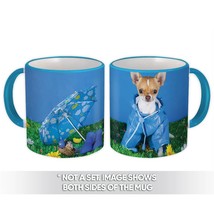 Dog : Gift Mug Pet Animal Puppy Chihuahua Funny Cute Umbrella - £12.68 GBP