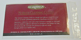 Guardsman Nubuck Leather Suede Reusable Cleaning Cloth for Shoes Handbag... - $9.00
