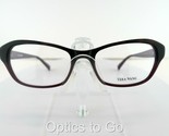VERA WANG V 338 RASPBERRY/ TORTOISE  51-17-135 LADIES Eyeglass Frame - $26.55