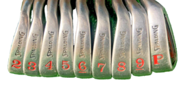 Spalding Super Flite II Iron Set 2-PW RH Accu-Flex KN300 Regular Steel 5i 37.5&quot; - £55.37 GBP