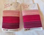 Scunci Elastics Tamera Mowry 2 Packs 36 Pieces Pinks Magenta New - $12.59