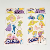 2Ct- BARBIE Puffy Stickers Vintage 1983 - Blonde Barbie &amp; Ken - Collecti... - $37.90