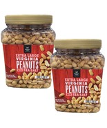 2 Packs Member&#39;s Mark Extra Large Virginia Peanuts with Sea Salt - 34.5 oz. - £18.72 GBP