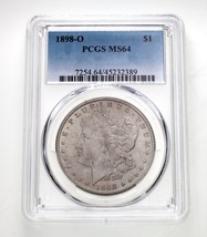 1898-O Morgan Dollar Classé Par PCGS Comme MS64 Superbe Pièce de Monnaie - £177.40 GBP