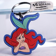 New Vintage Little Mermaid Ariel Vinyl Keychain-APPLAUSE Brand New! - £16.82 GBP