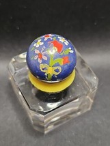 Vtg Molinard Concreta Solid Perfume Pot Bakelite Hand Painted Toutes les... - $29.10