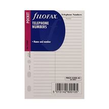 Filofax Pocket Name and Telephone Number  - $15.00