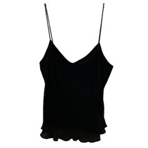 Ann Taylor Black Silk Camisole Top Blouse Womens Size 10 NEW - £13.61 GBP