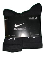 Nike Everyday Cushion Crew Socks Large Us size Men 9 Woman’s - Pack of 6... - $454.27 MXN