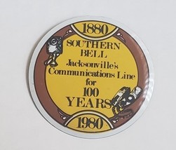 Southern Bell Jacksonville&#39;s Communications Line for 100 Years 1880-1980 Clip-On - £46.97 GBP
