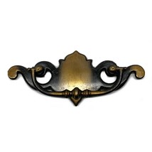 Vintage Chippendale Drop Bale Brass Tone Dresser Drawer Door Handle Eagl... - £3.86 GBP