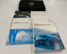 2013 Mazda CX-9 Owners Manual Handbook Set with Case OEM J02B18055 - £13.89 GBP