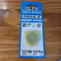 OLFA Rotary Cutter Replacement Blades RB28-2 - 28mm Diameter New - £5.86 GBP