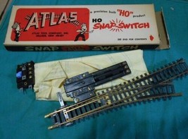 HO Scale: Atlas Manual Switch LH #60 + RH #61; Vintage Model Railroad Tr... - £22.77 GBP