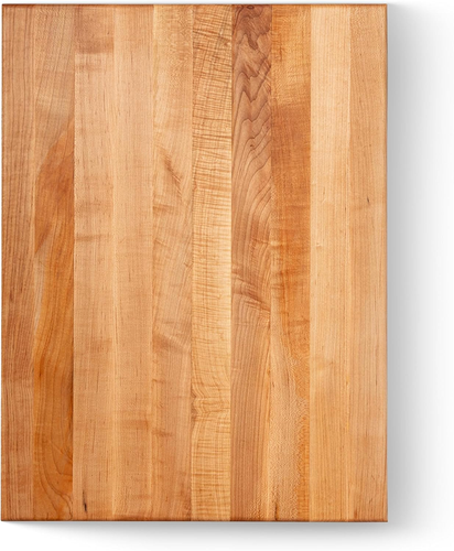 Wooden Maple Cutting Board 24”X18” – 2.25” Thick, 30-Lb Reversible Butch... - $119.90