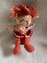 Best Flower Buds 2011 Plush Doll Pink In Flower Pot 5-1/2&quot; Rare HTF - £11.82 GBP