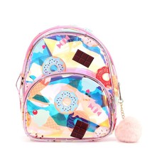 Donut Laser Children Backpacks Waterproof Jelly Kids School Bag Cute Cartoon Bac - £18.83 GBP