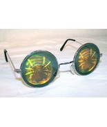 SPIDER IN WEB HOLOGRAM 3D GLASSES mens womens glasses HIDE EYES spiders ... - $9.01 CAD