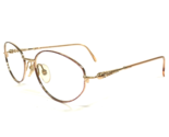Christian Dior Eyeglasses Frames CD 3570 47Q Gold Plated Pink Purple 55-... - $98.99