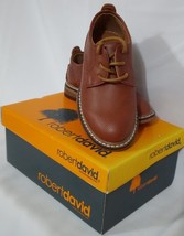 Robert David Dalton Jr Boys Casual Dress Shoes Brown Size 6 M - £27.11 GBP