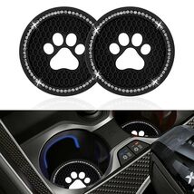 Kewucn Bling Paw Car Cup Holder Coasters 2PCS Dark Blue Rhinestone - $53.22 MXN Kewucn Bling Paw Car Cup Holder Coasters 2PCS Dark Blue Rhinestone - $53.22 MXN