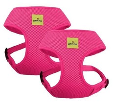 Dog Vest Harness Comfortable Breathable Mesh Reflective Puppy Collar 2-Pack - £12.34 GBP