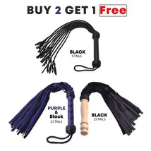 Real Cow Leather Flogger 25 Falls Thick Heavy Whip BDSM Bondage Floggers Set - £141.82 GBP