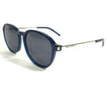 Saint Laurent Sunglasses SL 113/F 004 Blue Silver Round Frames with Blue... - $140.03