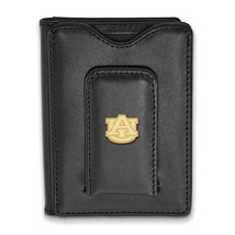 SS w/GP AU Auburn University Black Leather Wallet - £53.40 GBP