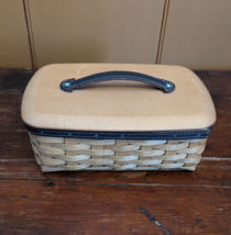 Longaberger Father&#39;s Day 2004 Dad&#39;s Valet Basket with Lid, Protector Mad... - £30.85 GBP