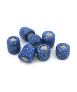 7Pc 15mm Handmade Ceramic Tube Beads Jewelry Making Clay Macrame Bead La... - £24.07 GBP