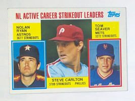 Nolan Ryan Tom Seaver 1984 Topps #707 Houston Astros MLB Baseball Card - £1.40 GBP