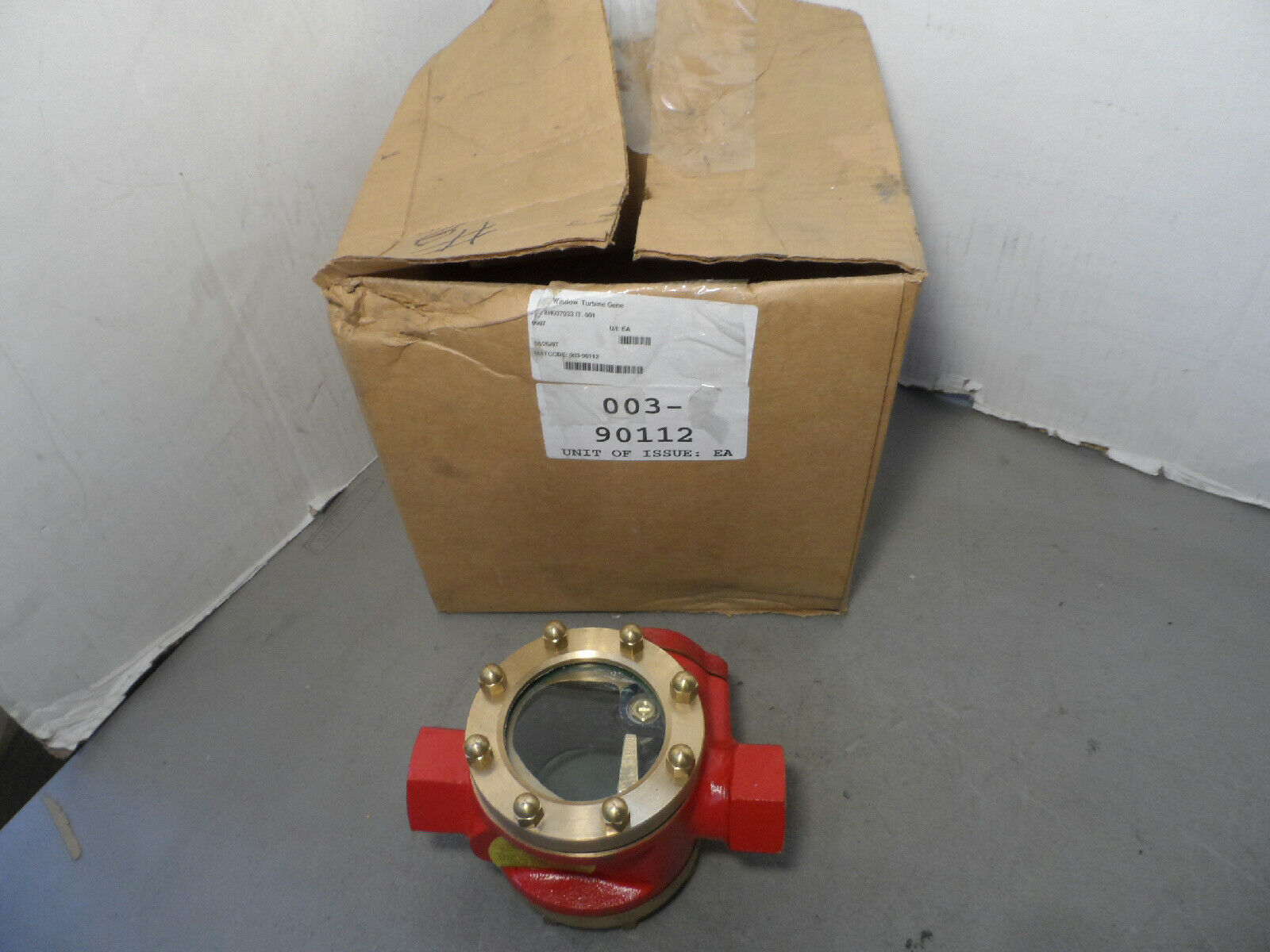 F. Bamford Instruments Ajax Visual Flow Indicator Window Turbine Gene - $76.05