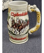 Vintage 1983 Budweiser Clydesdale Beer Stein/Mug Ceramarte Brazil Promot... - £11.73 GBP