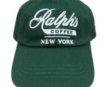 Polo Ralph Lauren Ralph&#39;s Coffee New York NYC Baseball Hat Cap Green NEW - £57.54 GBP