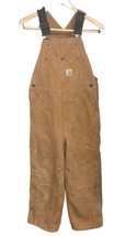 Carhartt Boys Size 12 Duck Canvas Carpenter Bib Overalls - £27.79 GBP