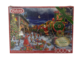 Falcon Deluxe Santa&#39;s Special Delivery 1000 Piece Christmas Themed Puzzle, New - £21.79 GBP