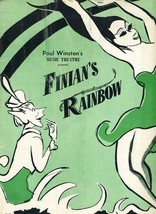 Finian&#39;s Rainbow Souvenir Program Paul Winston&#39;s Music Theatre 1952 - £14.19 GBP