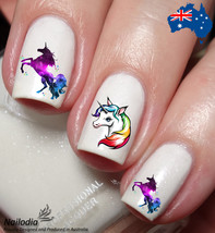 Galaxy Unicorn Nail Art Decal Sticker Water Transfer Slider - £3.66 GBP