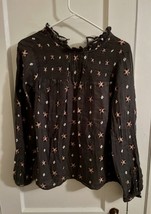 sonoma goods for life Women’s Blouse / Floral blouse / Women’s Dress Shirt - £15.75 GBP