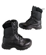 5.11 TACTICAL Atac Storm 8&quot; Side Zip Black Military Boots, Men&#39;s Teen Bo... - $38.70