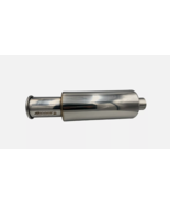 Spoon Sport Universal SINGLE EXHAUST MUFFLER 2&quot; inlet Out 3&quot; SUS304 Stee... - $115.90