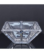 Rosenthal Classic Crystal Square Bowl Dish Tapered Centerpiece Germany - £43.58 GBP